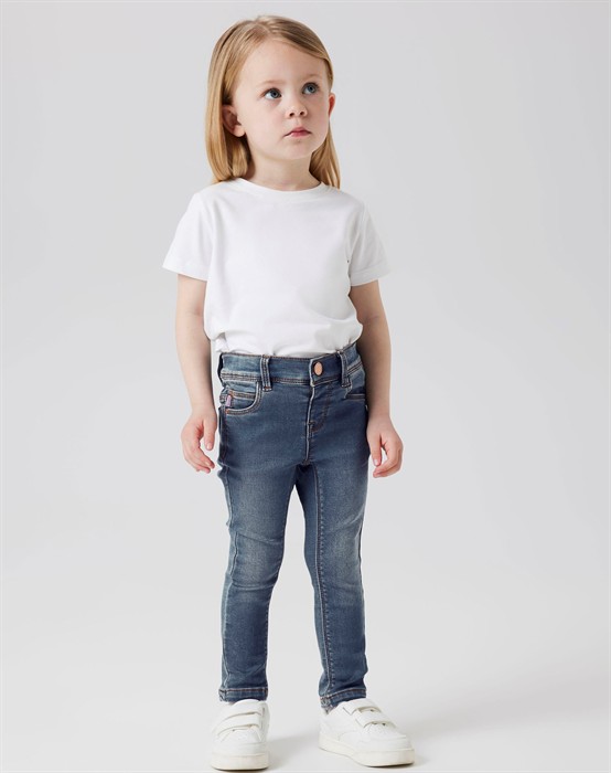 NMFPolly Skinny Jeans - Dark Blue Denim 